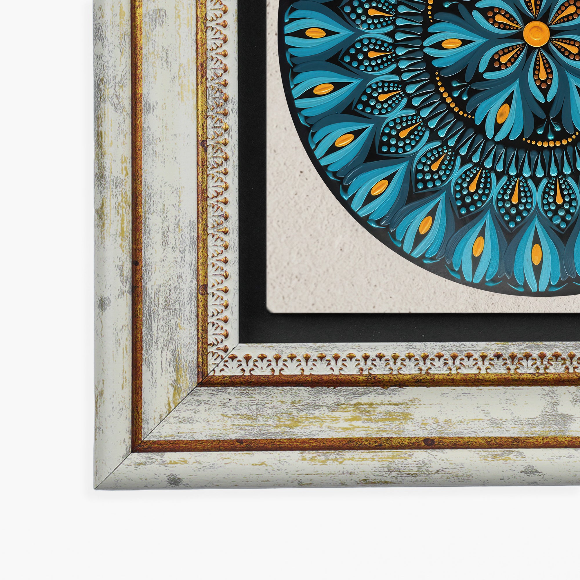 Heritage Floral Mandala Trio  Wall Art