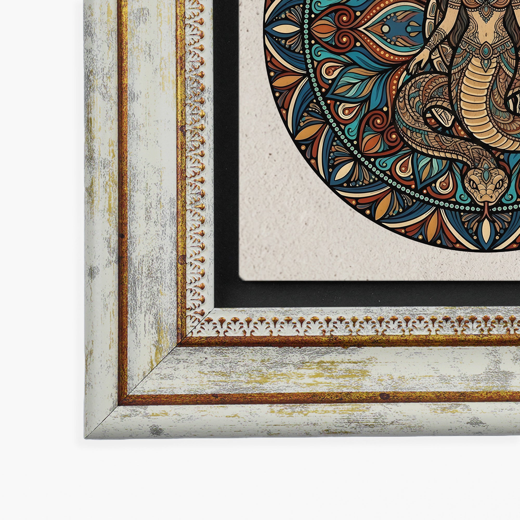 Clover, Shamaran &amp; Evil Eye Mandala Trio Wall Art