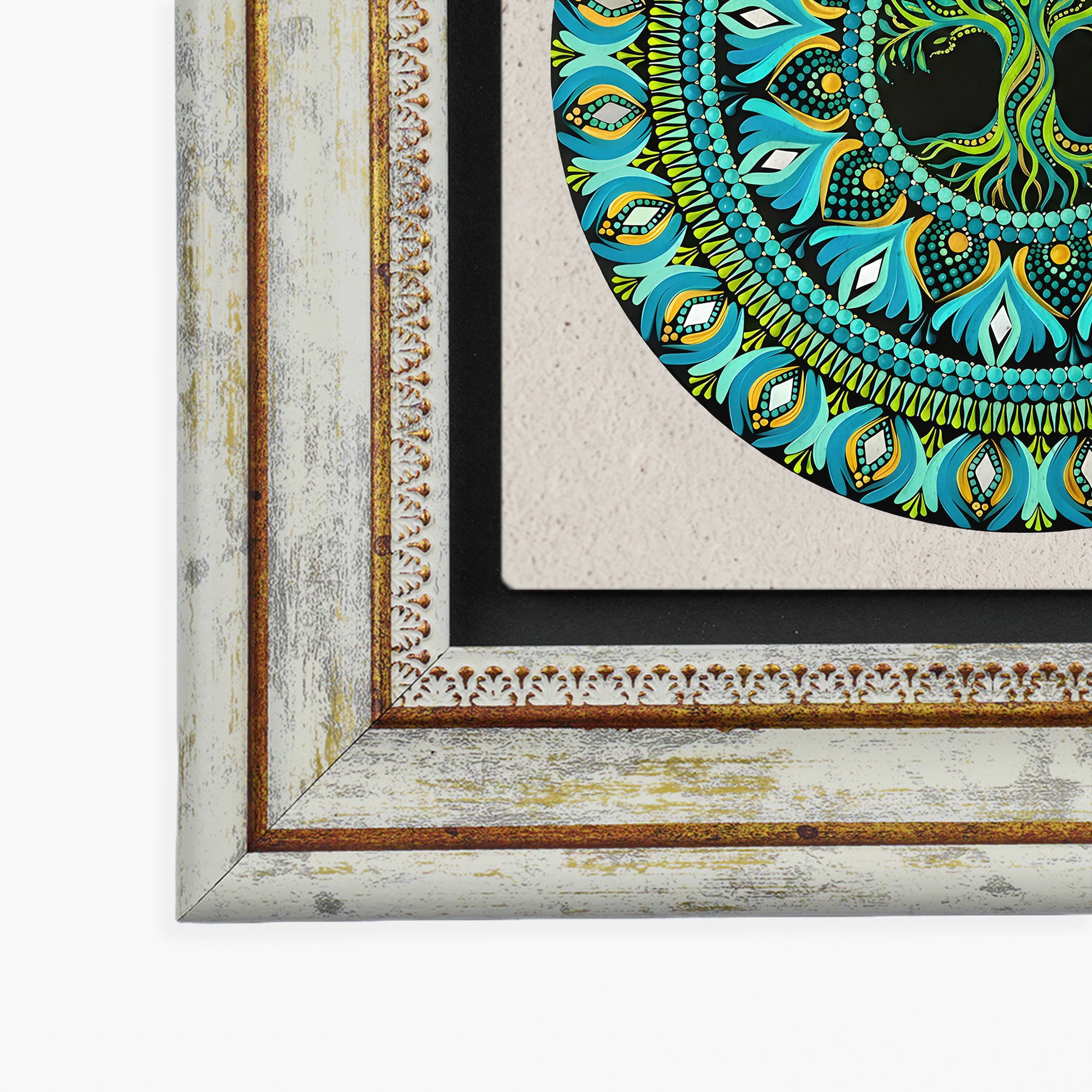 Colourful Tree of Life Mandala Trio Wall Art