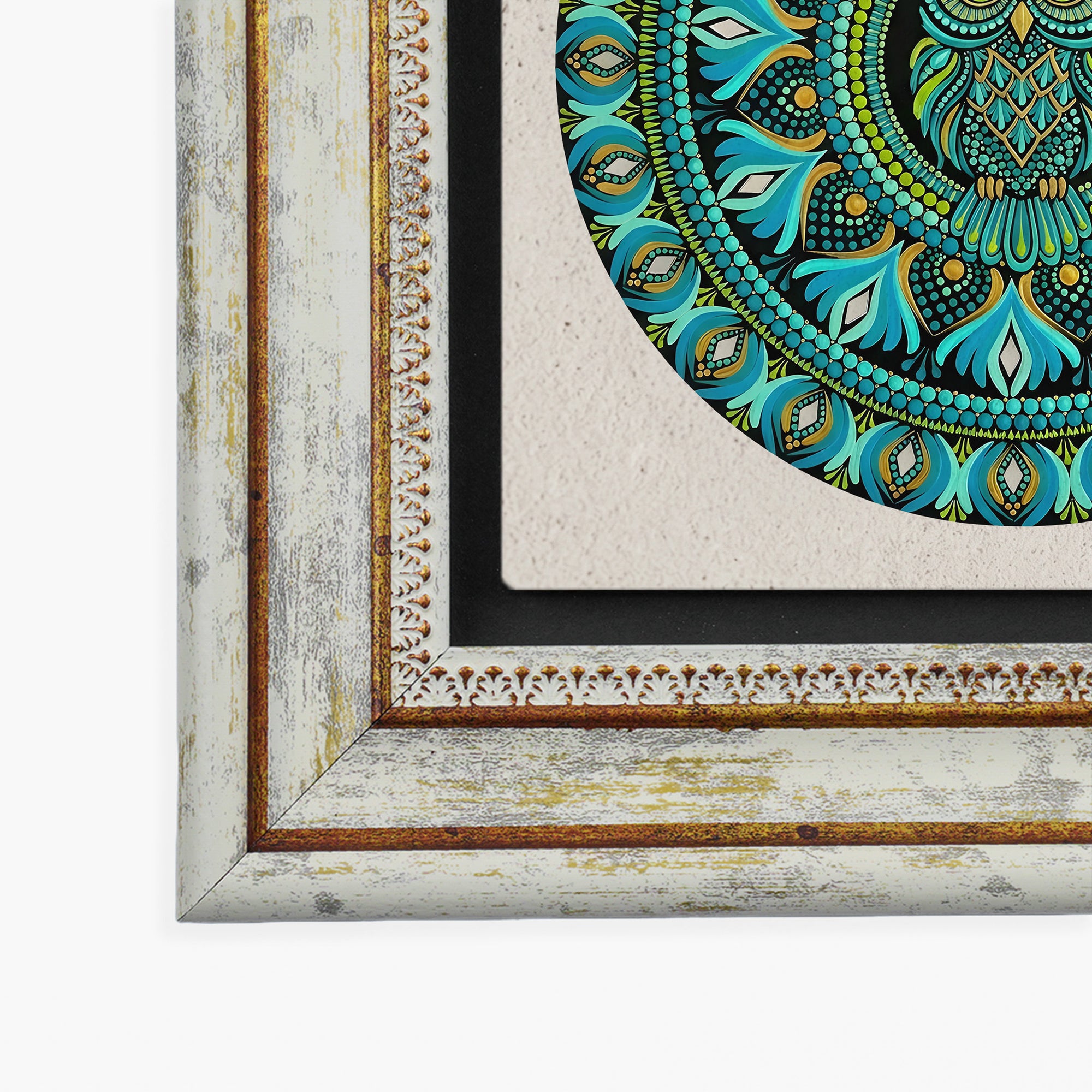 Wisdom Owl Mandala Trio Wall Art