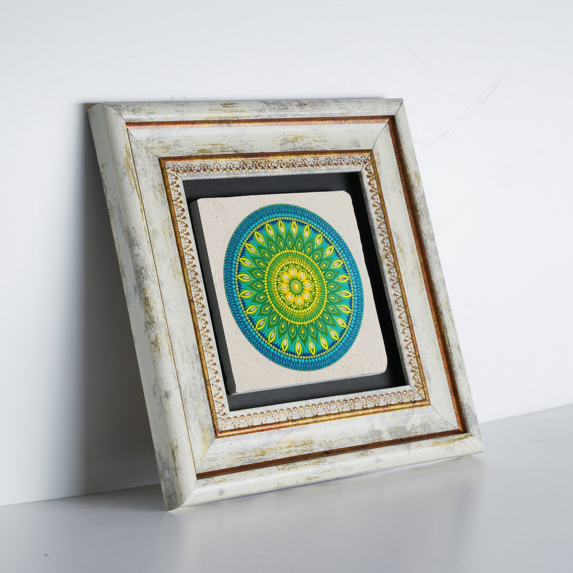 Colourful Sunleaf Mandala Trio Wall Art